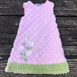 Chenille Creations Girls Flower Dress  Size 4/5T